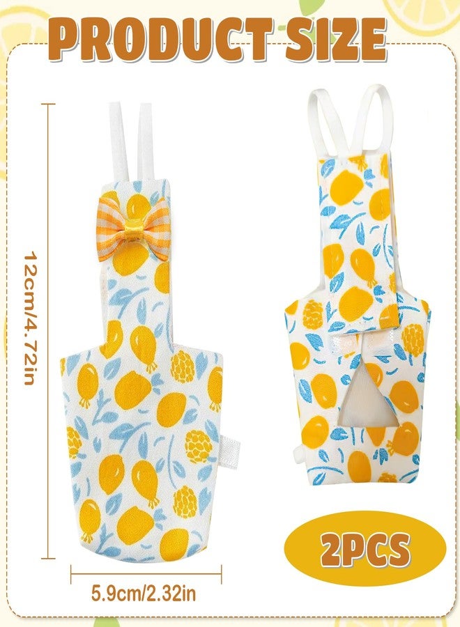 CoolShef حفاضات ببغاء من قطعتين من كول شيف | حفاضات طيور لطيفة قابلة لإعادة الاستخدام والغسل للببغاء | أحزمة قابلة للتعديل تناسب طيور البادجي والكونيور والباراكيت (5.9 × 12 سم) - Image 2